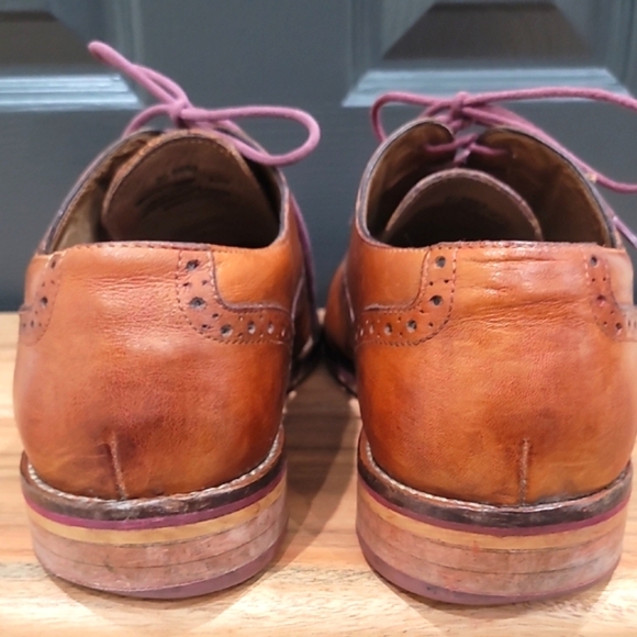 Johnston & Murphy Brown Leather Men's Derbys - Picture 6 of 7